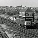 39-154 Peak class CoCo at Wigston South Junction 1983