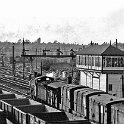 39-197 Good Train passing Wigston Douth Signal Box towards Leicester