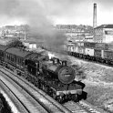 39-202 'Compound' 4P 4-4-0 No 41123 passes Blaby Sidings with Leicester to Birmingham service