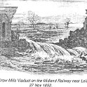 39-414 Destruction of Crow Mills viaduct on Midland Railway south Wigston 27 Nov 1852