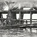 39-481 Floods at Crow Mill South Wigston 1913 when the railway bridge was damaged