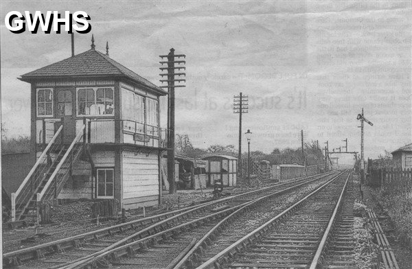 13-2 Saffron Lane Crossing Signal Box Leicester circa 1950