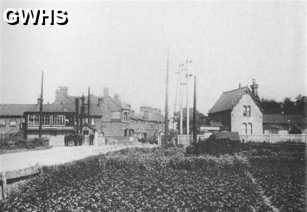 22-040a Wigston Magna Station circa 1899