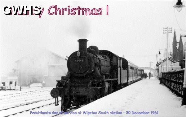 23-653 Penultimate day of service at Wigston South Station 30th December 1961