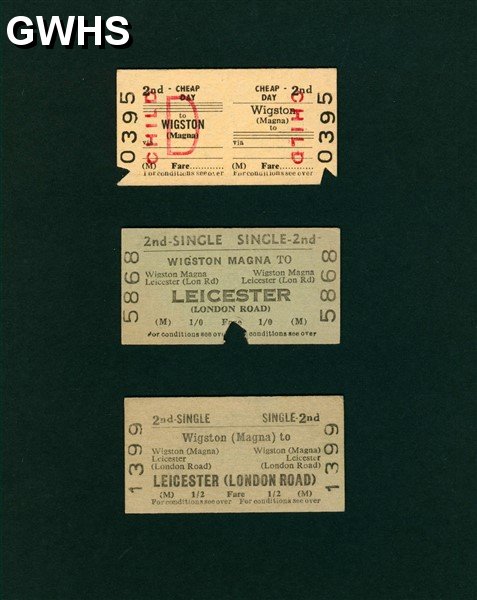 28-026 British Railways 'Edmondson' tickets - 195060's  (JDS Collection)