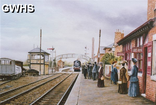 29-669 Painting of South Wigston Station c 1890