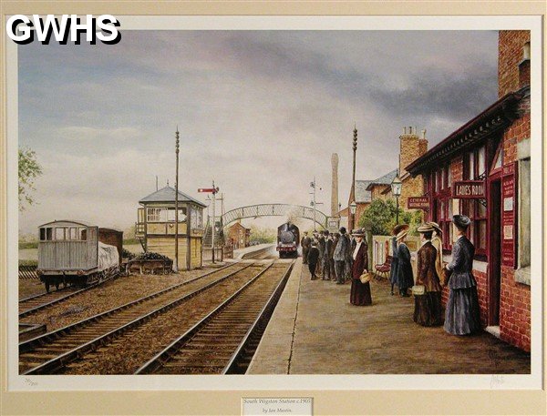 33-430 South Wigston Station c 1905  painted by Ian Mastin