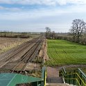 23-726 Taken from the New Railway Bridge at end of Cooks Lane Wigston Magna Jan 2014 looking towards London