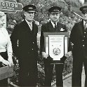 24-006 2nd left Fred Ellard Wigston Glen Parva Station c 1940
