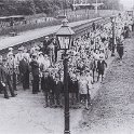 26-436 1939-40 rehearsal for evacuee children arrivals at Wigston Magna Station