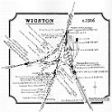 28-010 Midland Railway Distance Diagram - Wigston - c.1916  (JDS Collection)
