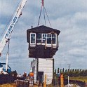 33-191 Kilby Bridge Signal Box being dismantled