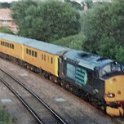 39-186 Class 37602 and 37 609 with Network Rail inspection train on the South Curve at Wigston 2016