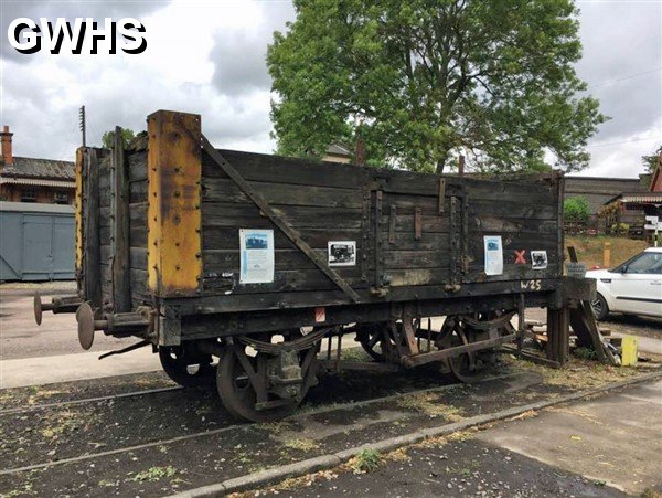 34-031 Picture of a Marshall Bros Coal Truck in the yard at Quorn Railway Station on The Great Central Railway Line