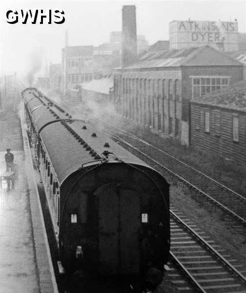 35-603a W A Atkinson Ltd Dyers Canal street, South The photo was taken in the 1960s looking down the Rugby Railway line