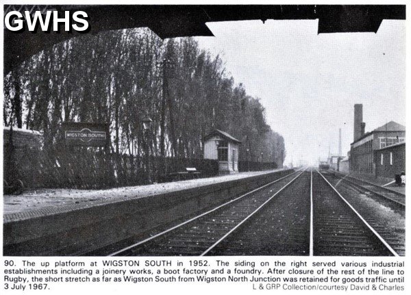 35-777 Wigston South station 1952 with Atkinson dye works on the right