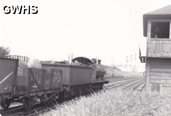 7-174 Wigston North junction. A northbound freight.