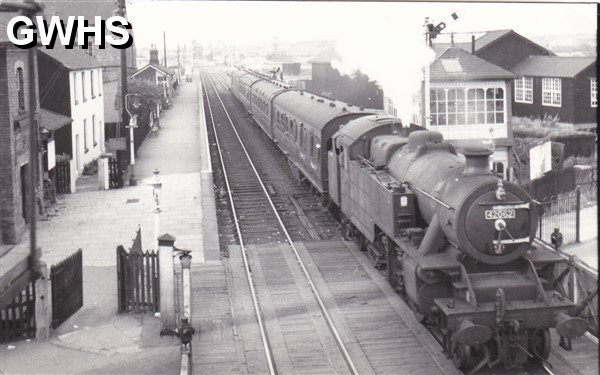 7-180 South Wigston Station 21st Aug 1961 (Rugby to Leicester train)