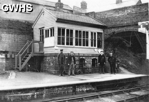 7-93a Newton M 1-4 Glen Parva Junction Signal Box and Station circa 1900