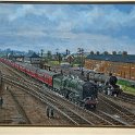 34-221 Brittania pacific locomotive 70014 Iron Duke is heading a London bound express past Wigston South Junction un cropped