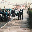 35-994 VIP's arriving for Glen Parva Station opeing 1986