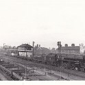 7-125 Midland line Wigston Magna with Midland Cottages in the background