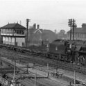 7-125a Midland line Wigston Magna with Midland Cottages in the background