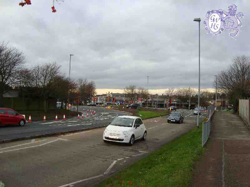 23-649 Wakes Road Traffic Island undergoung conversion to traffic lights Dec 2013