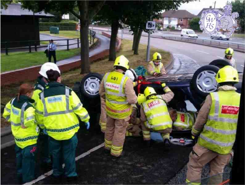 26-097 Car Crash in Wakes Road - Welford Road 6-8-2014