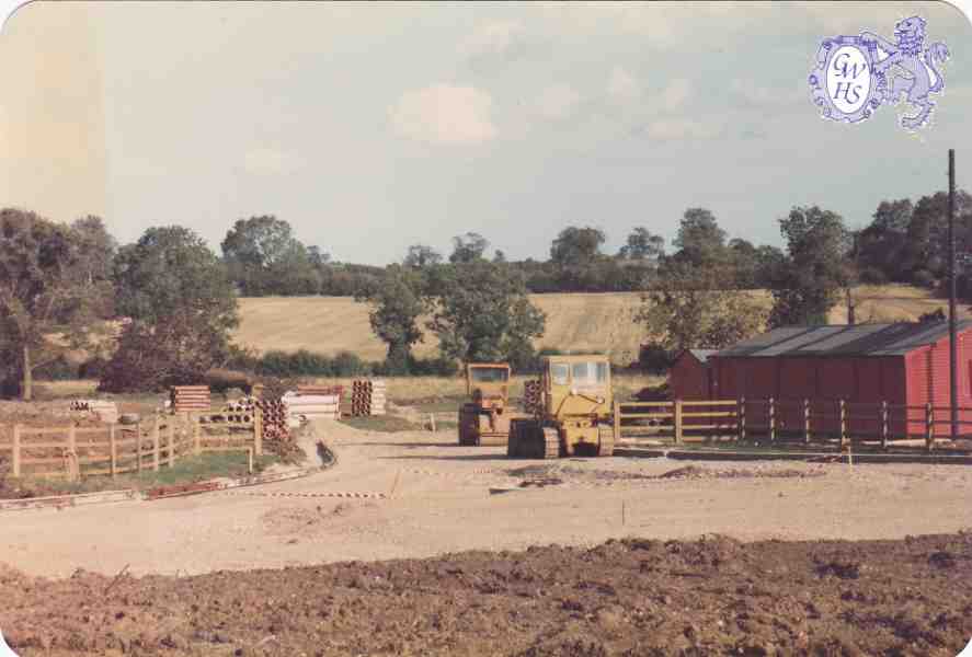 30-187 Start of the Wigston Harcourt Development taken from the cemetery island