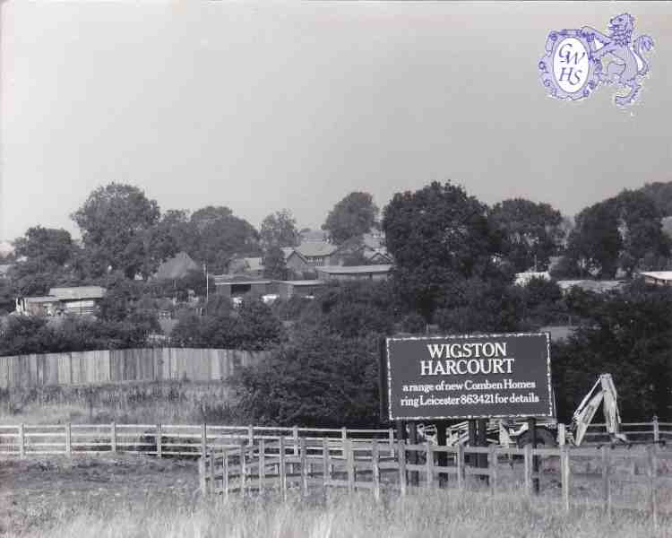 30-189 Start of the Wigston Harcourt Development taken from the cemetery island