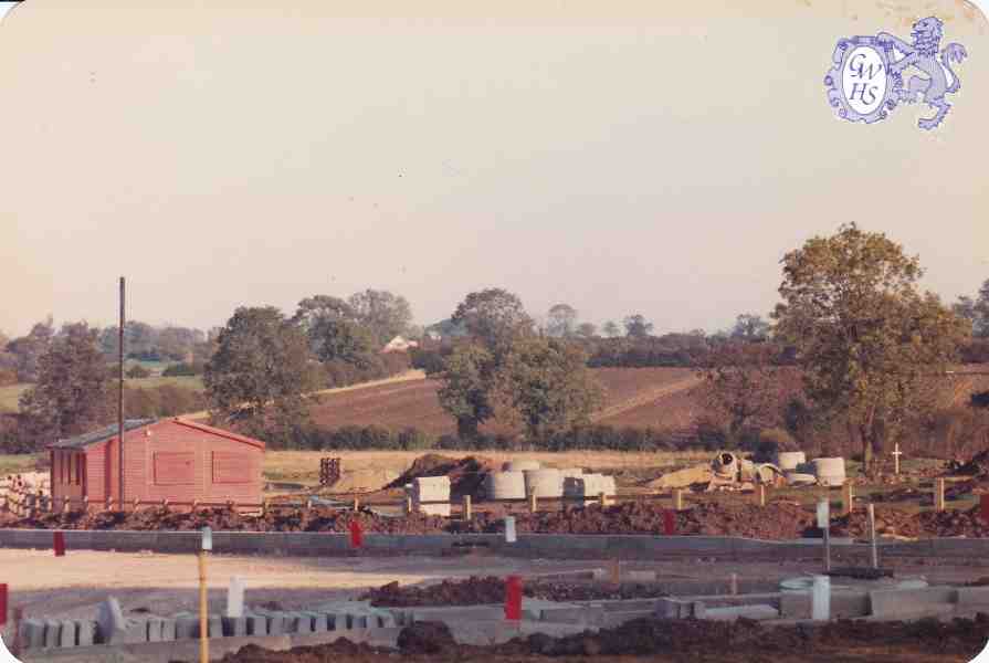 30-190 Start of the Wigston Harcourt Development taken from the cemetery island
