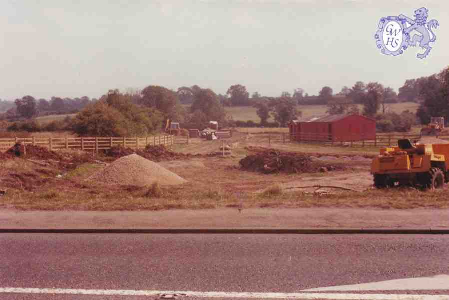 30-191 Start of the Wigston Harcourt Development taken from the cemetery island