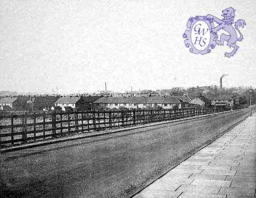 7-100 View from Welford Road back towards Wigston Magna c 1950