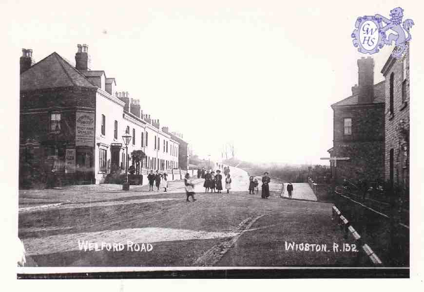 8-309 Welford Road Wigston Magna c 1906 (Bull Head Street, Newton Lane, Moat Street cross roads)
