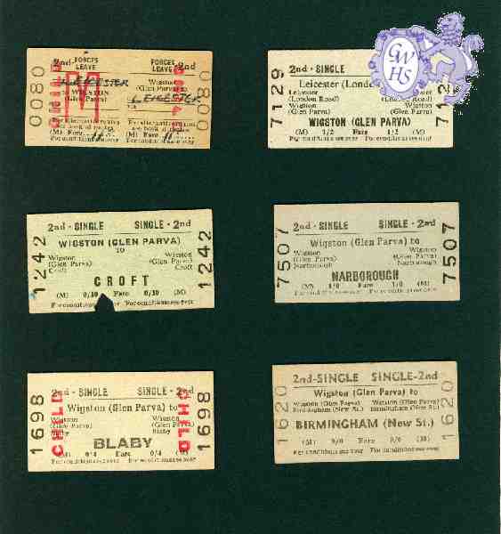 28-024 British Railways 'Edmondson' tickets - 195060's  (JDS Collection)