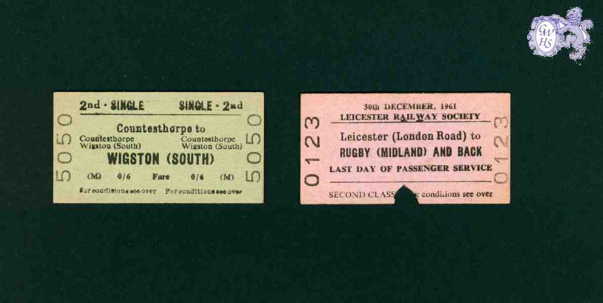 28-025 British Railways 'Edmondson' tickets - 195060's  (JDS Collection)