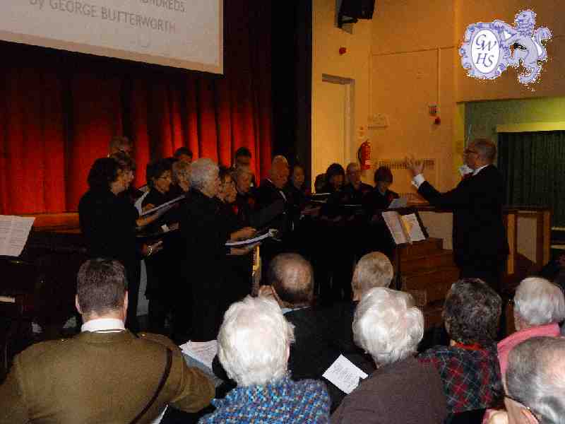 29-547 Wigston Remembers Abington Academy Oct 2015 The Harmonics Choir