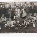 15-069 The Wigston Wesleyan FC picture from 1911-1912 - Charles Whyatt third from left on front row