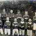 15-077 Wigston Footballers c1905 - Charles Whyatt front row far right 15-077 Wigston Footballers c1905 - Charles Whyatt front row far right