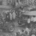 21-013 Rotary Club float -Rotary Floatary- with Duncan Lucas driving the tractor c 1965 21-013 Rotary Club float -Rotary Floatary- with Duncan Lucas driving the tractor c 1965