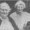 21-032 Mrs Kathleen Mary Knight left - Miss Dorothy Page right 1971 Wigston Magna 1990