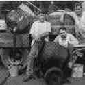 22-249 l - r Ron Burnham, Chris Stewart and Des Kaley taken in Penney Close Wigston Magna