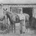 22-394 The Smith family's smithy Bull Head Street Wigston Magna circa 1904 22-394 The Smith family's smithy Bull Head Street Wigston Magna circa 1904